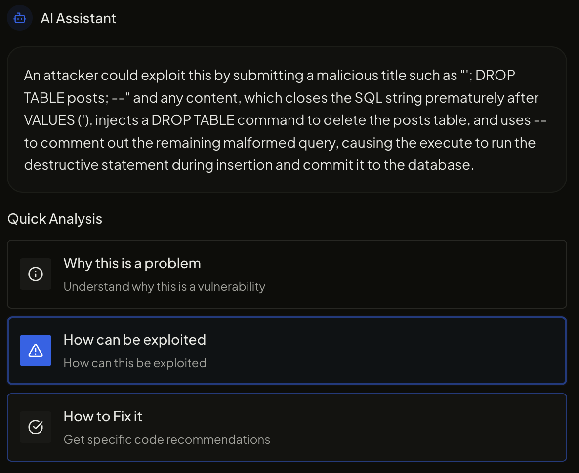 AquilaX compliance scan results